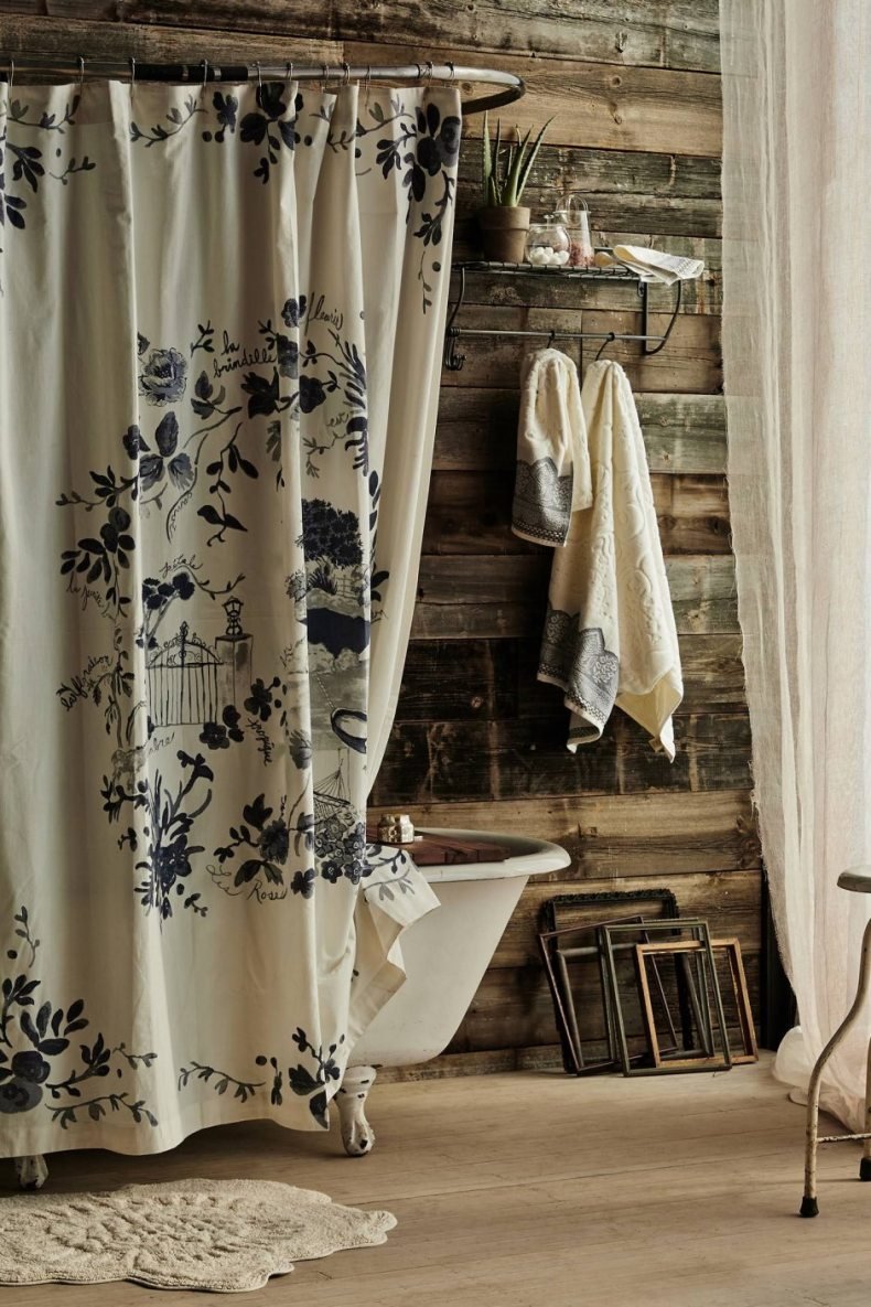 Шторы в деревенском стиле