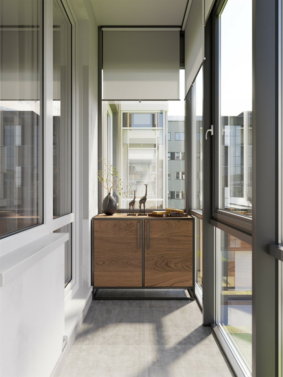 Современный шкаф на балкон