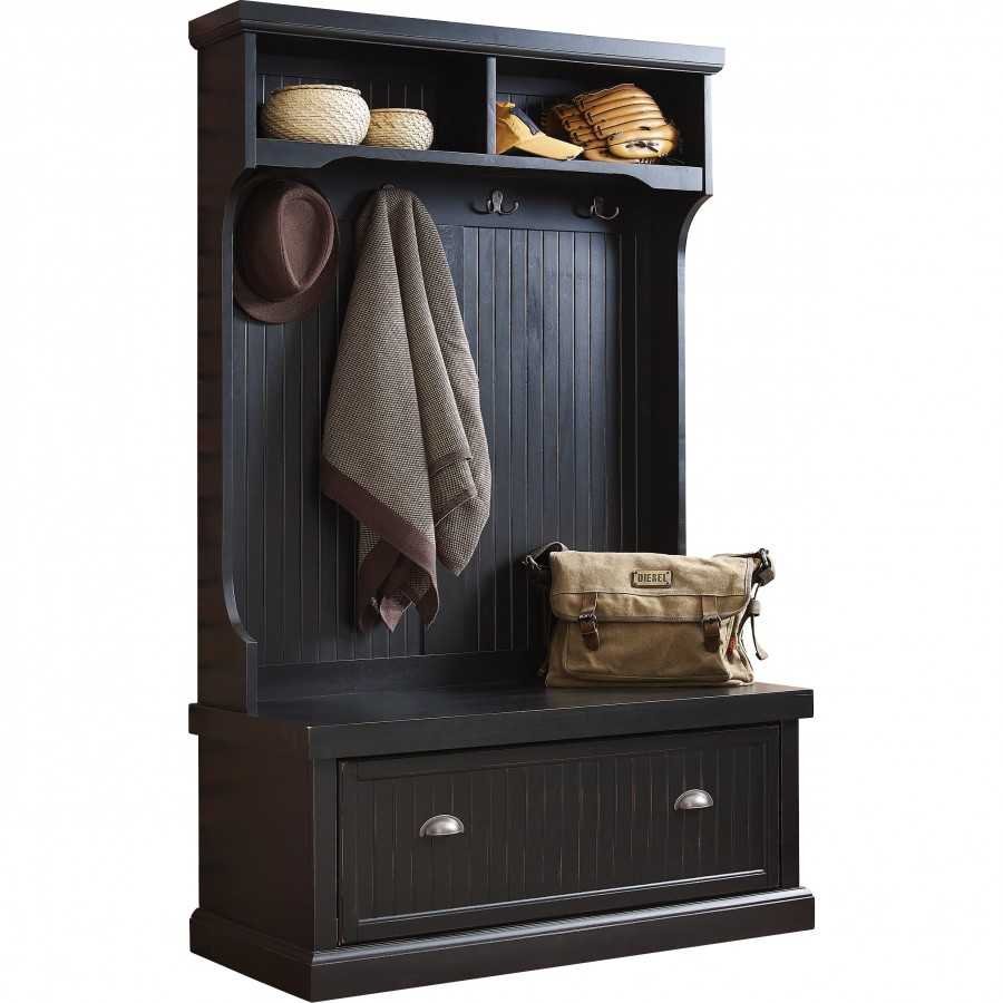 Вешалка с обувницей в прихожую