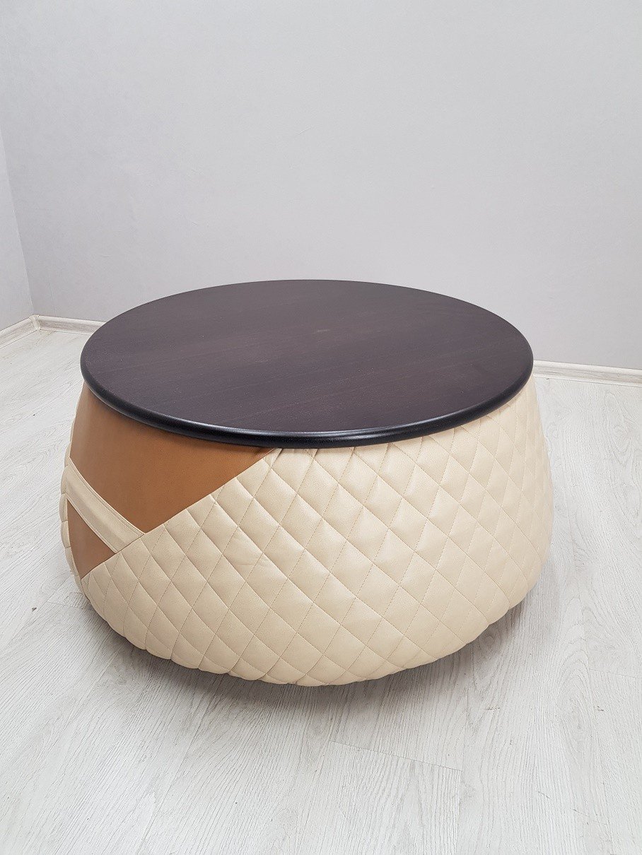 Стол кофейный с пуфом Tom