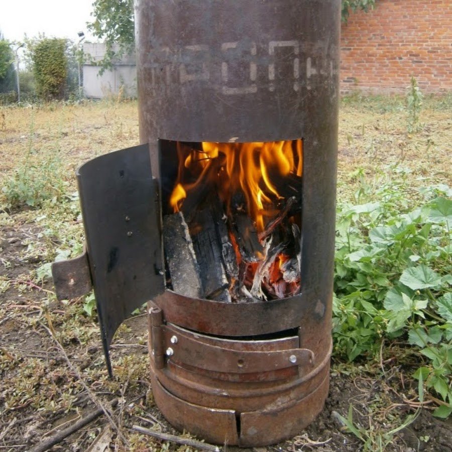 Печь из газового баллона