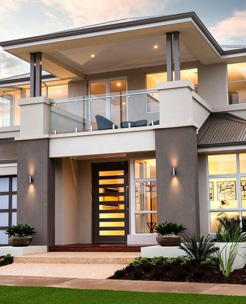 Фасады домов в современном стиле