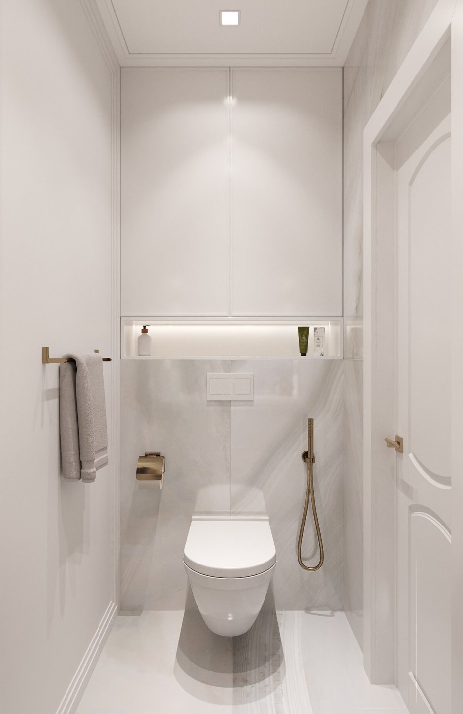 Дизайнерские полки в ванную комнату