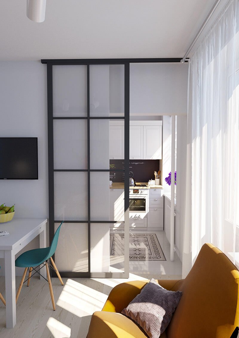 Перегородка в спальне