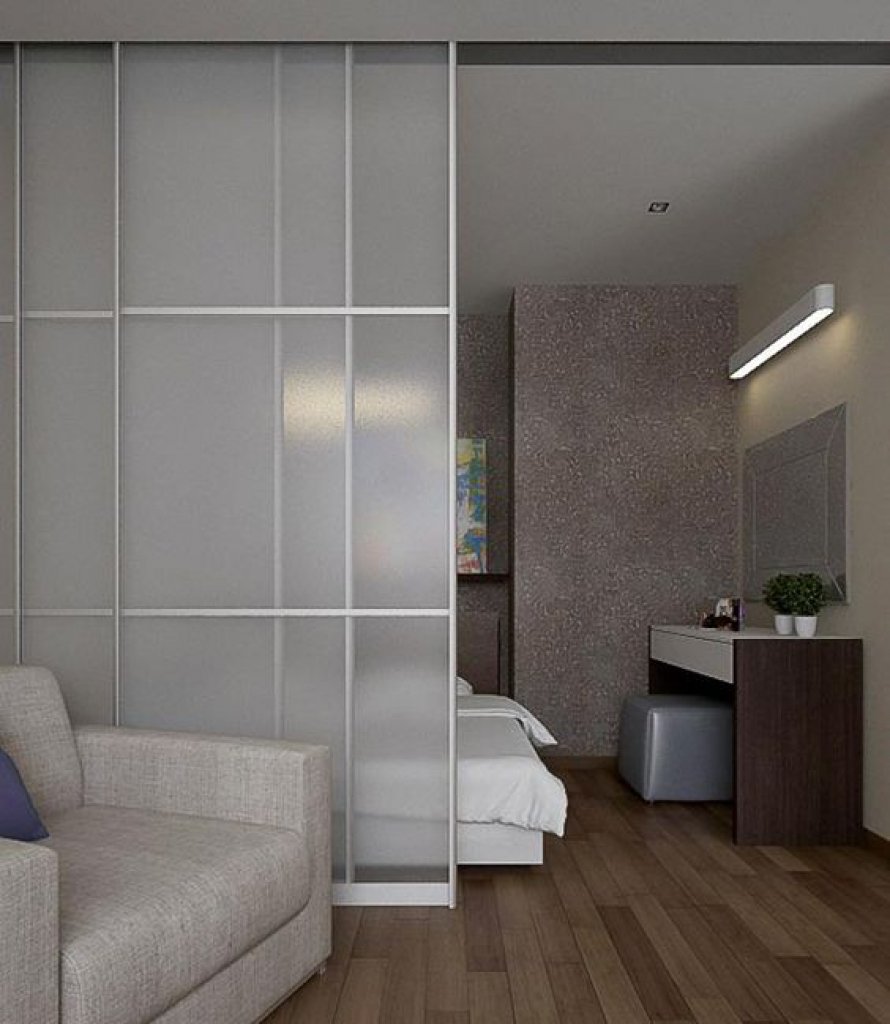 Выдвижные перегородки для зонирования