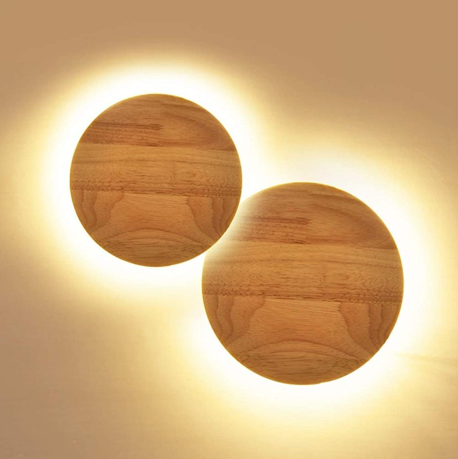 Деревянные бра на стену