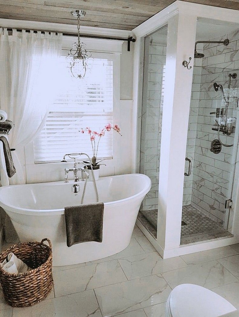 Идеи ванной комнаты в частном доме
