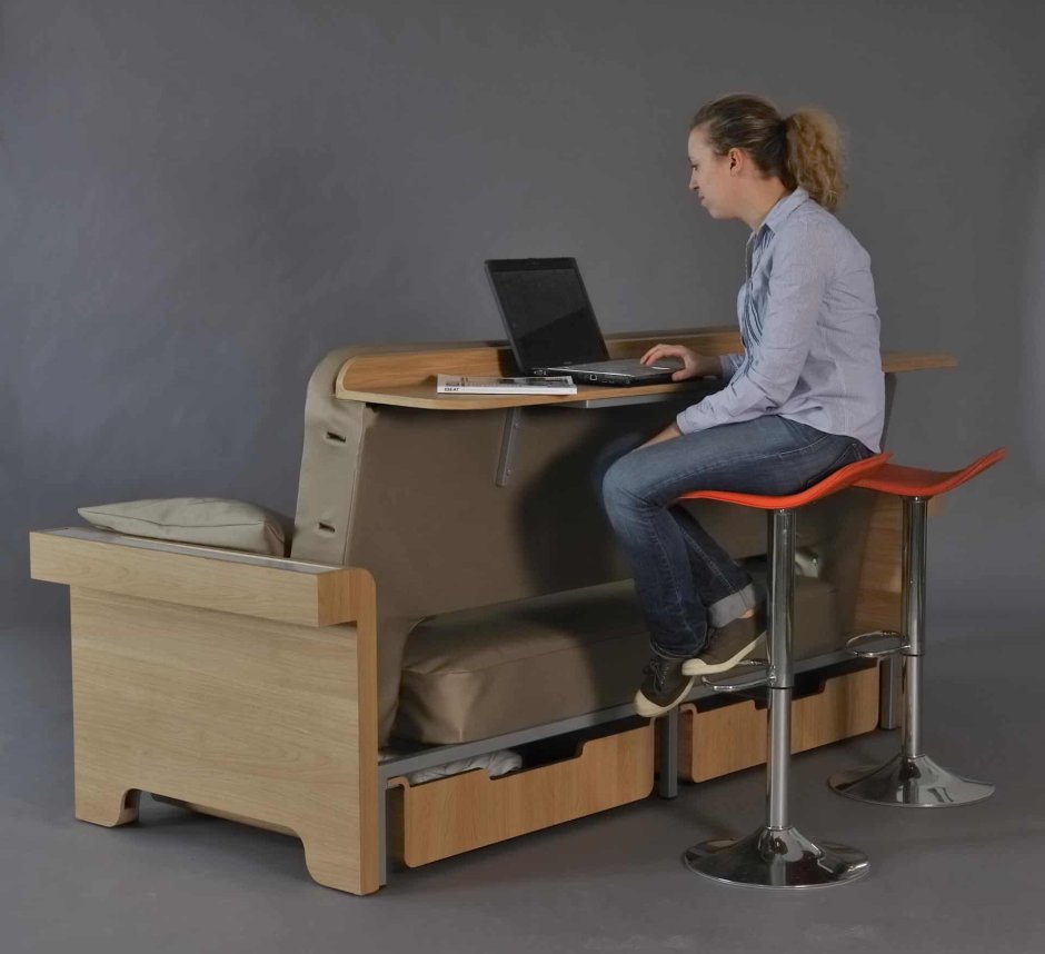 Необычная многофункциональная мебель