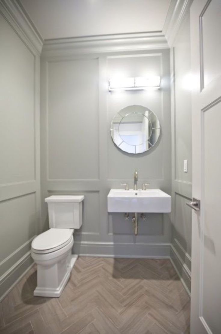 Молдинги в ванной комнате