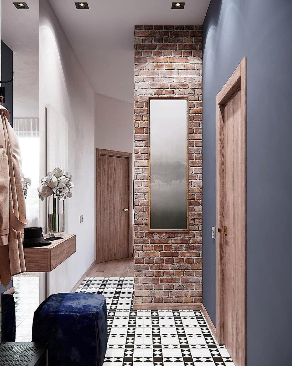 Прихожая в светлых тонах