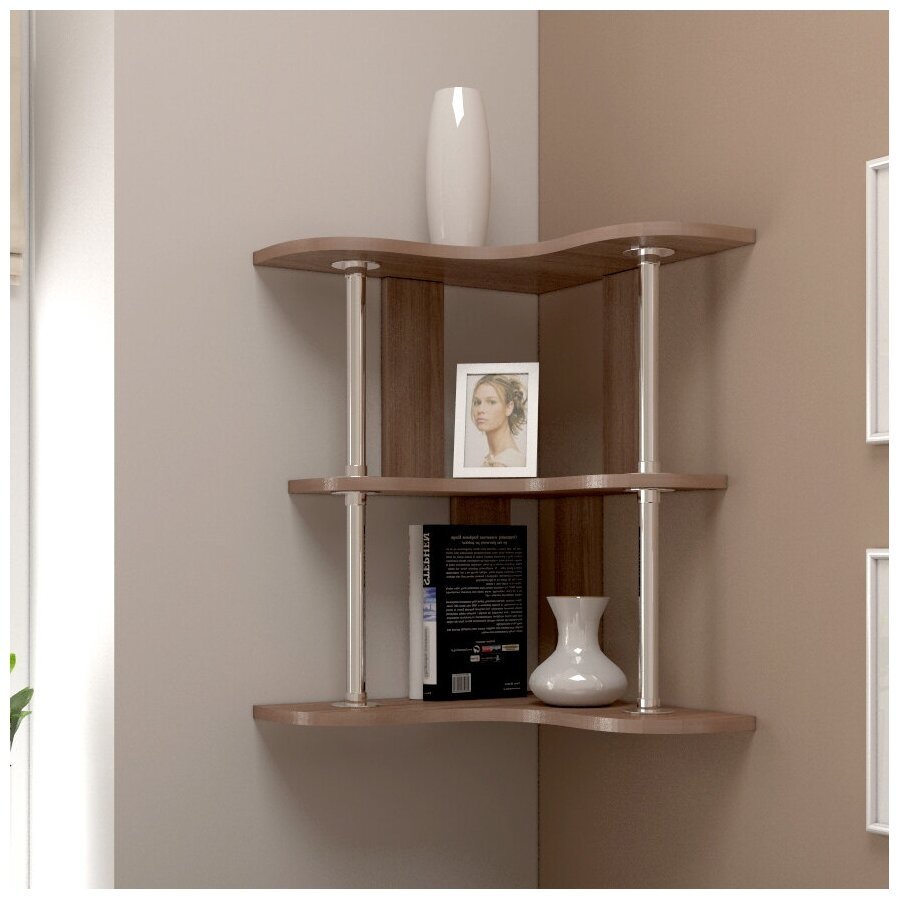 Треугольные угловые полки