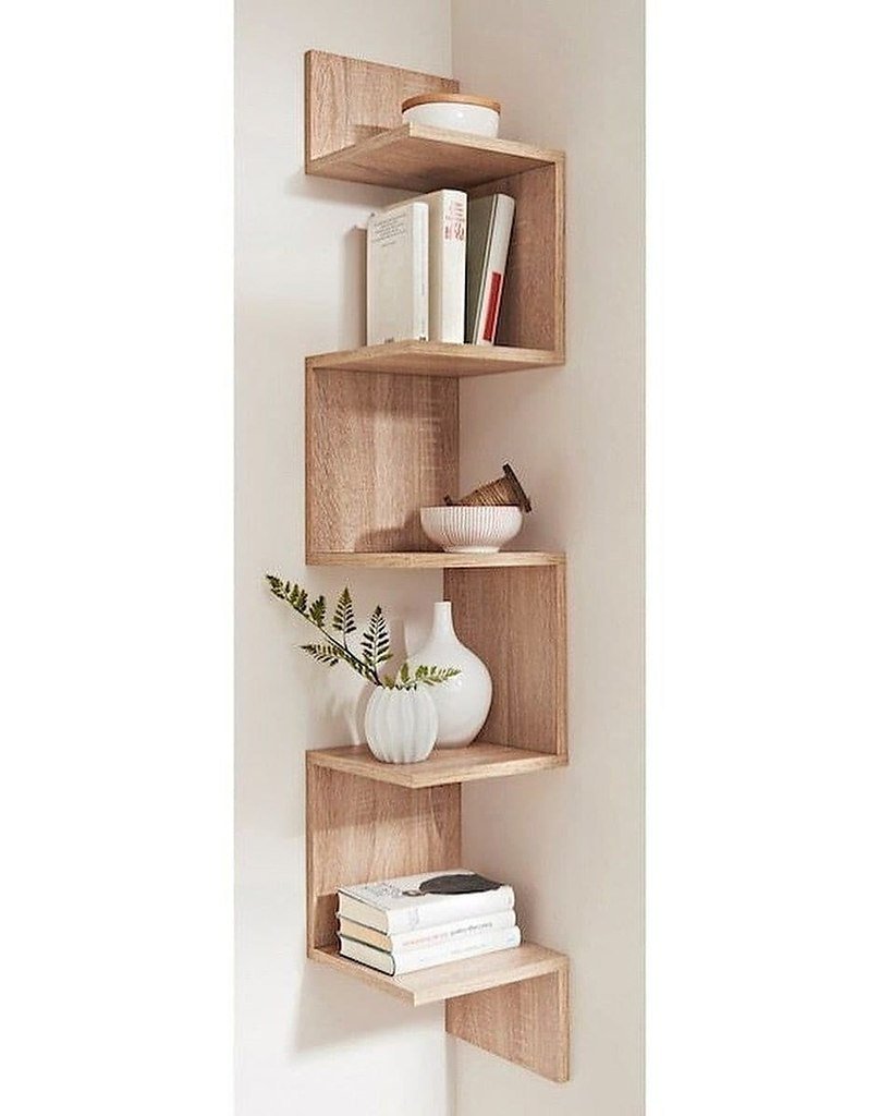 Угловые полки на стену