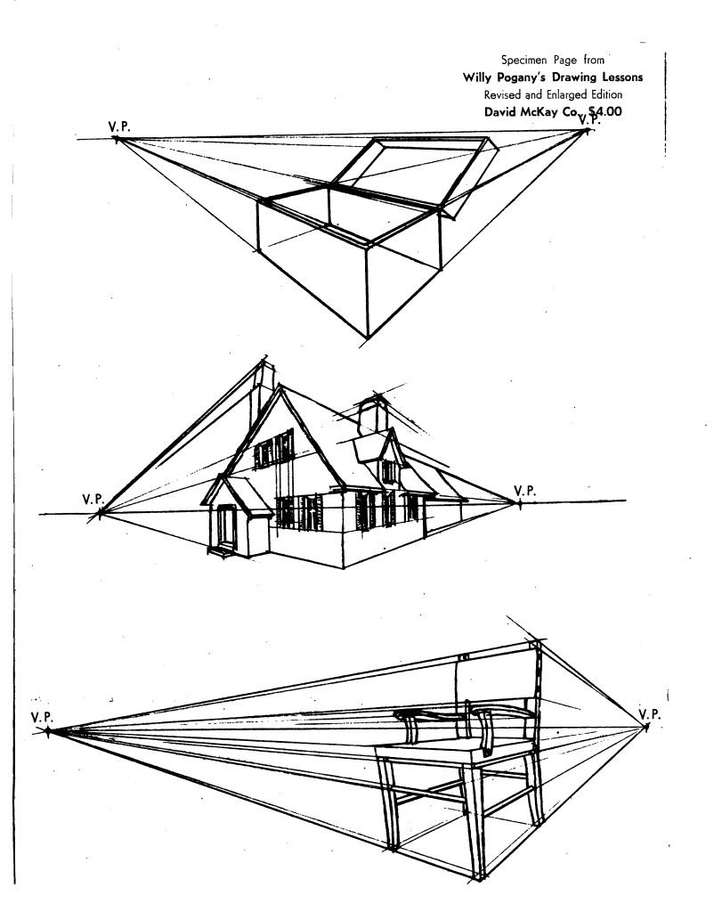 Рисование зданий в перспективе