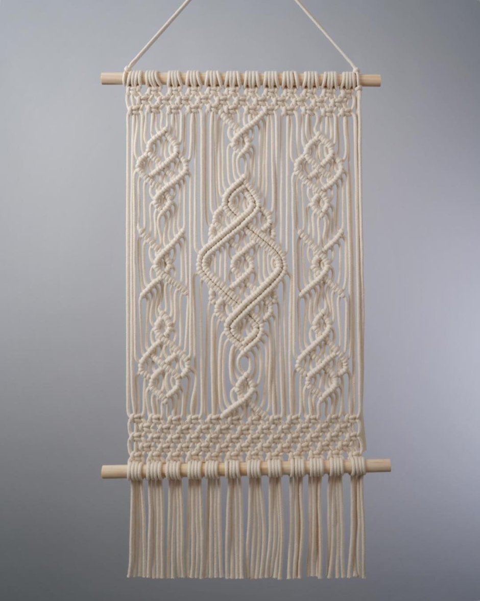 Плетеное панно на стену