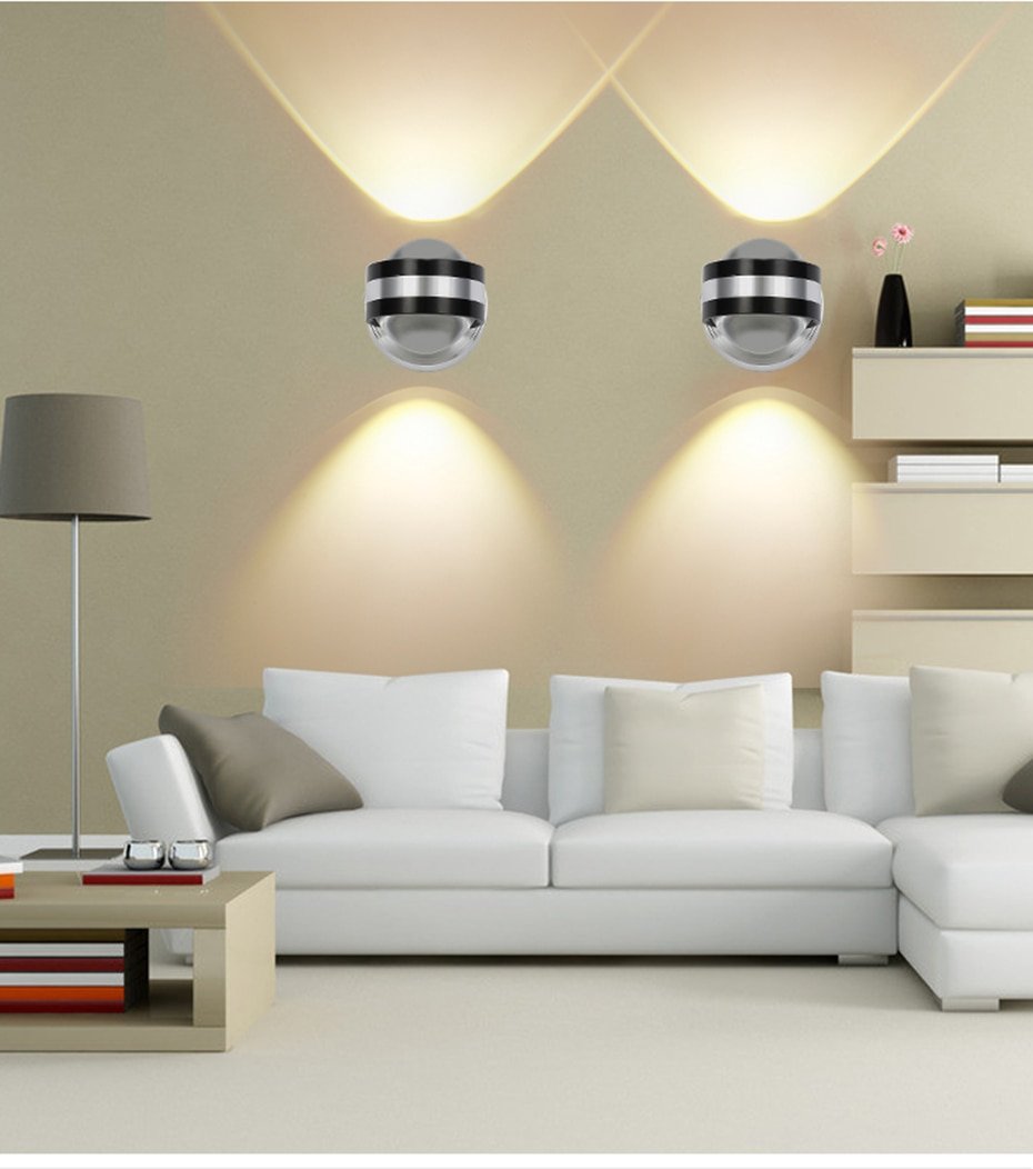 Бра над диваном