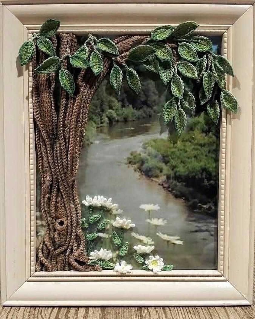 Настенное панно из бисера