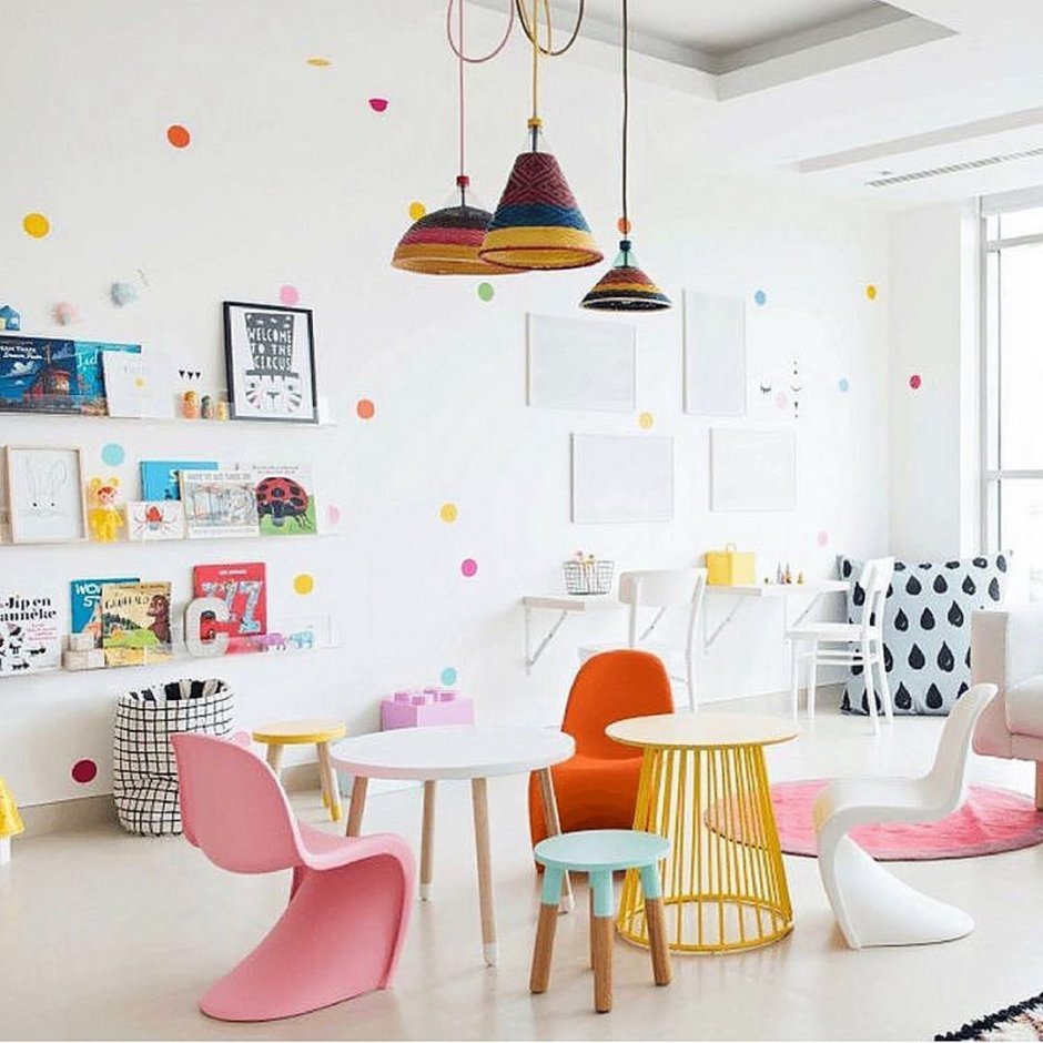 Освещение в детскую интерьер современное