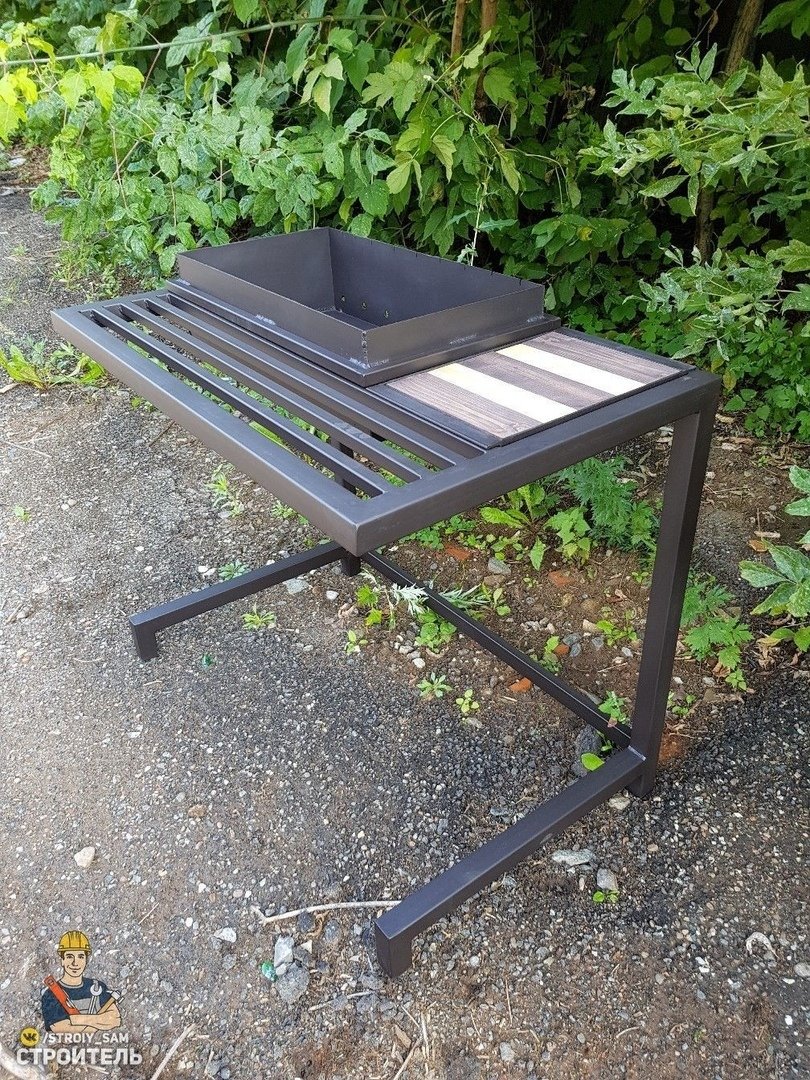 Мангал 1500х400х700