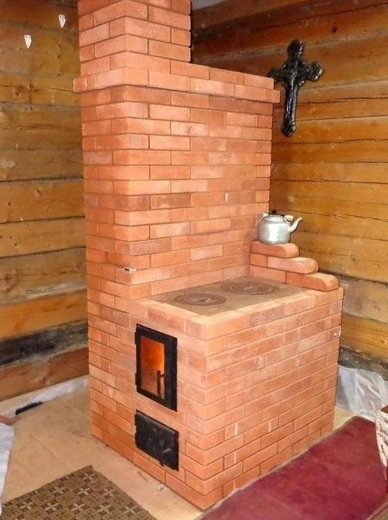 Отопительная кирпичная печь 100кв