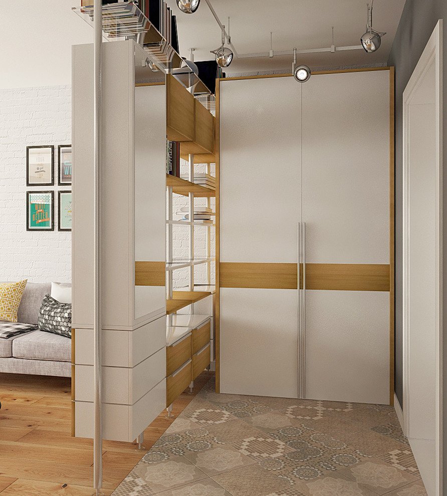 Двухсторонний шкаф купе