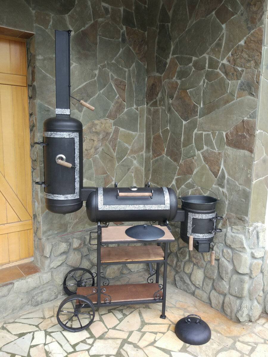 Смокер мангал с ГАЗ баллона