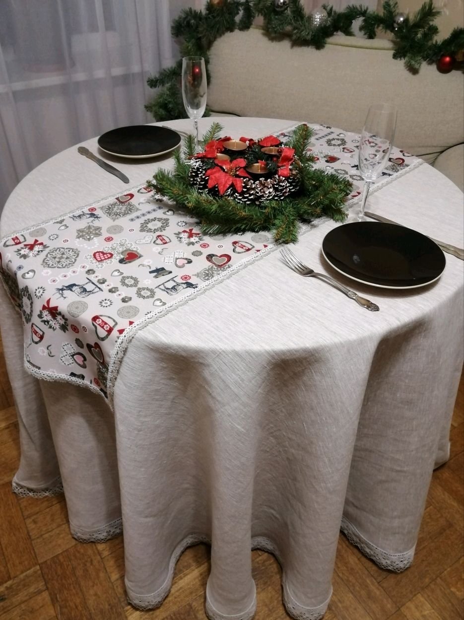 Дорожка на круглый стол