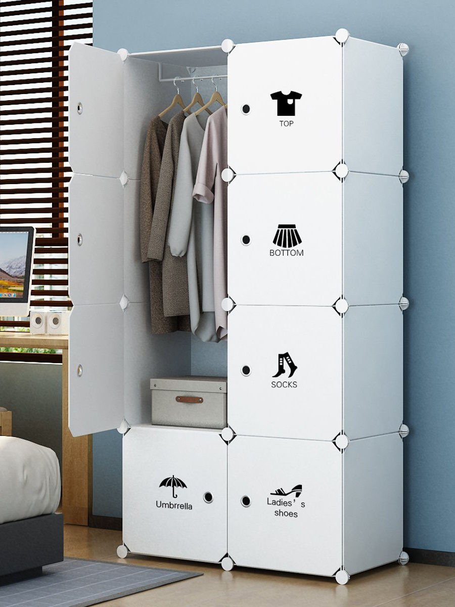 Шкаф для одежды пластиковый сборный