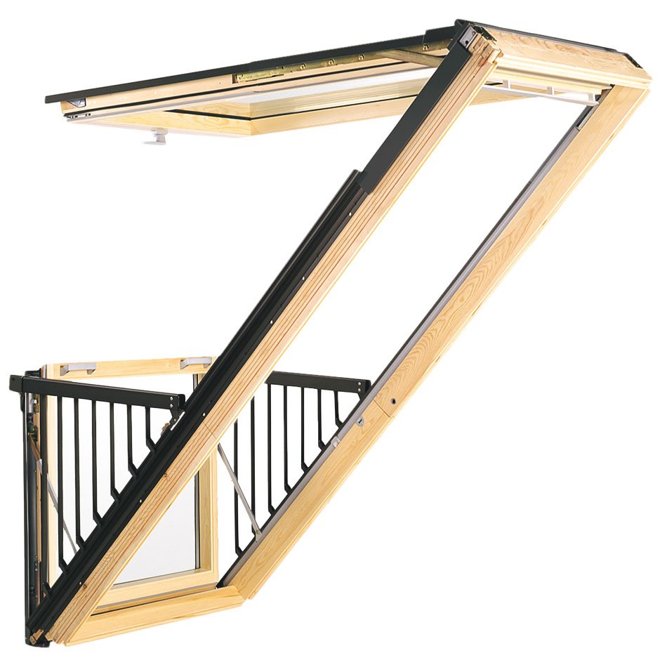 Стеклянный балкон трансформер