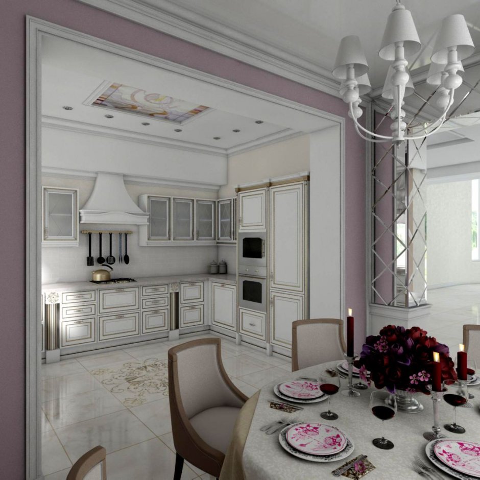 Кухня Неоклассика Мария белая
