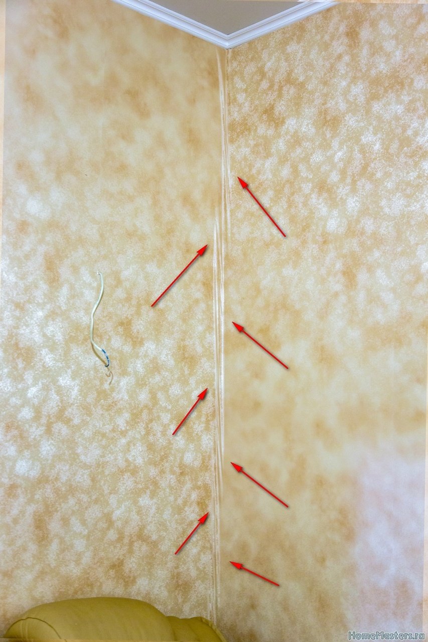 Декорирование стыков обоев