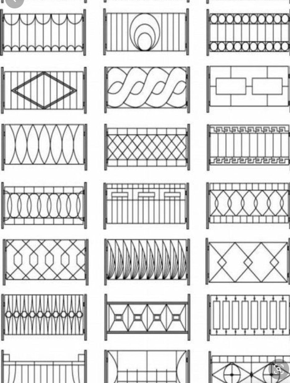 Металлические заборы и ограждения