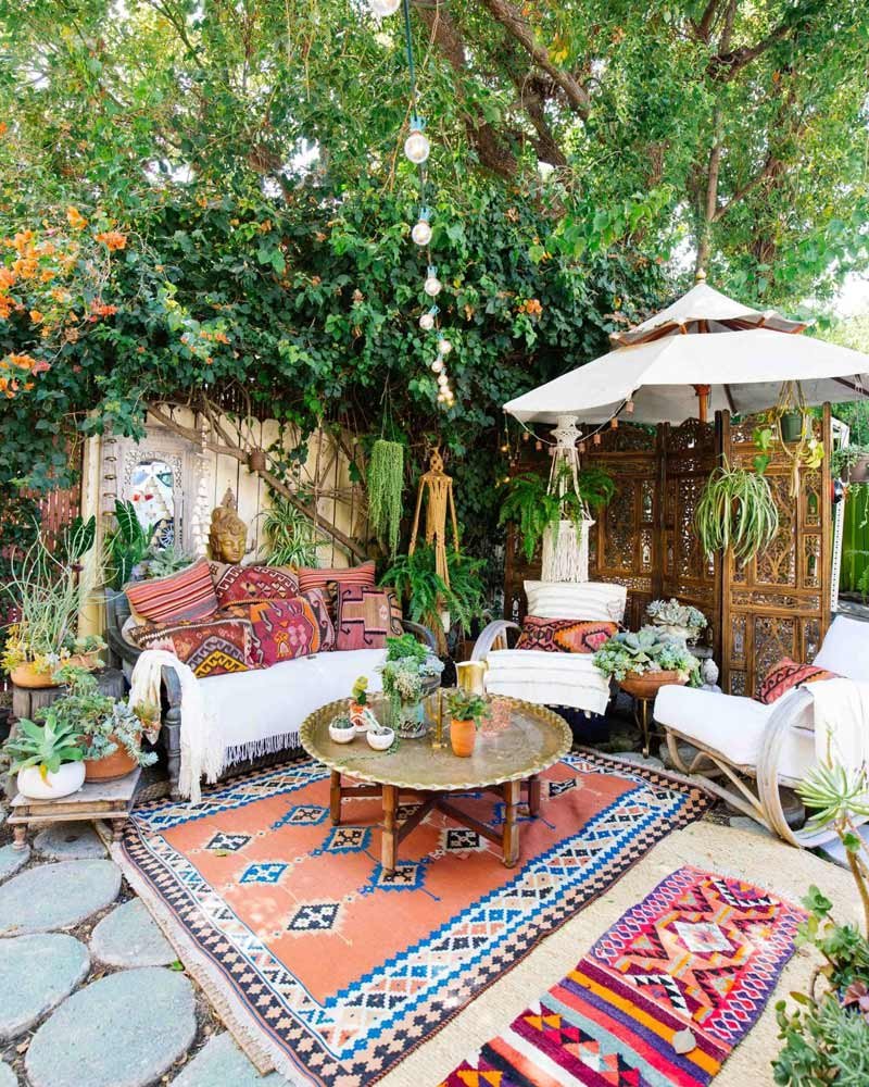 Терраса в стиле бохо-Шик