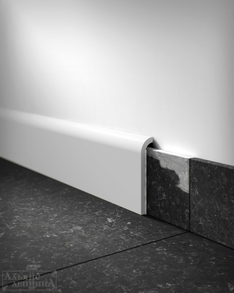 Плинтус дюрополимер напольный Цезарь