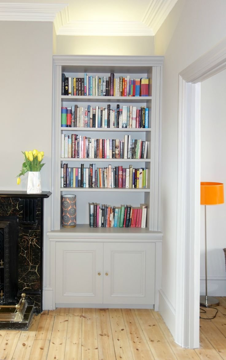 Книжный шкаф в нише