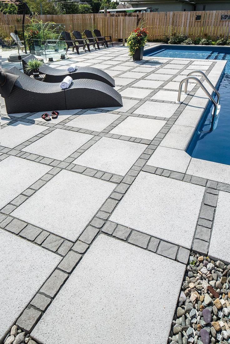 Бетонная плитка для двора