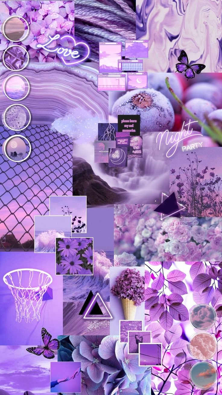 Сиренево фиолетовый Эстетика
