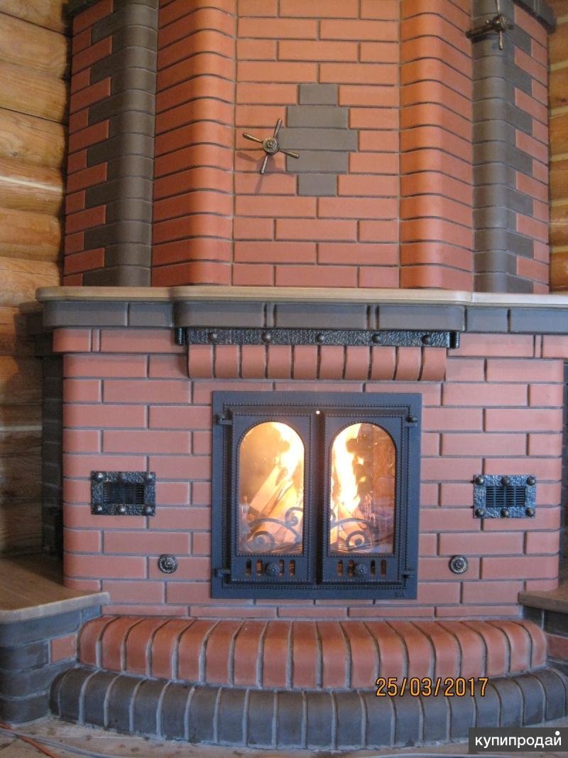 Кирпичные каминопечи