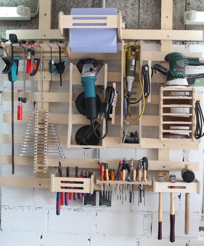 Приспособы для хранения инструмента