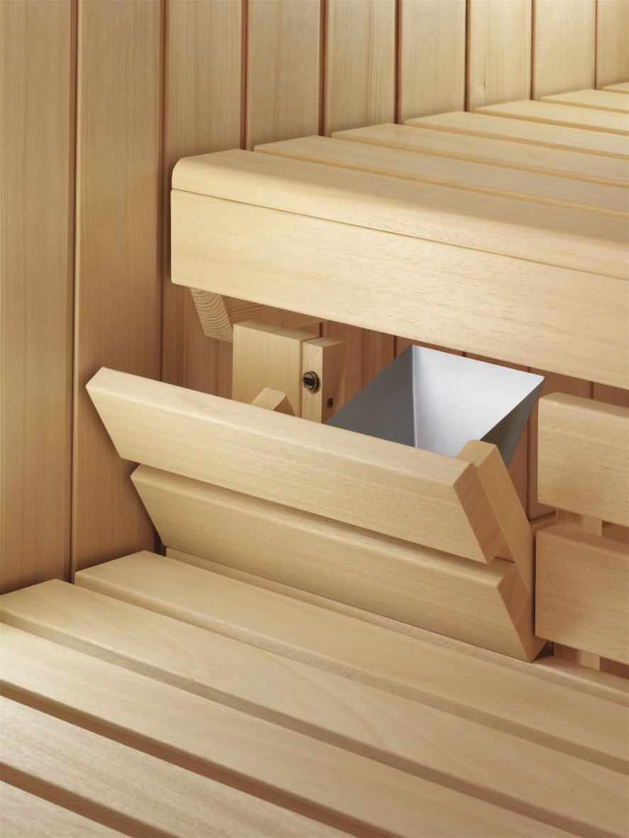 Парящие полки в бане