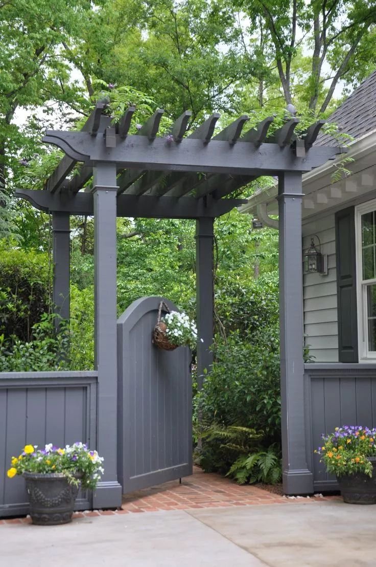 Пергола калиточная