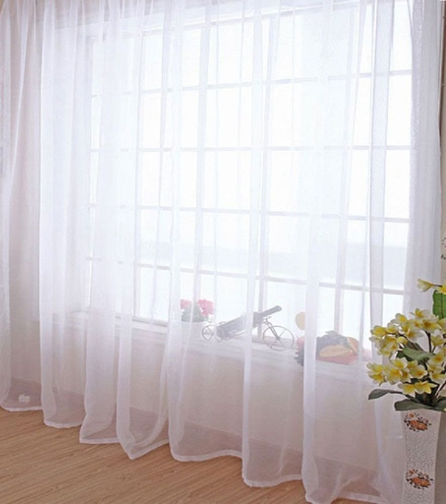 Тюль поверх гардин