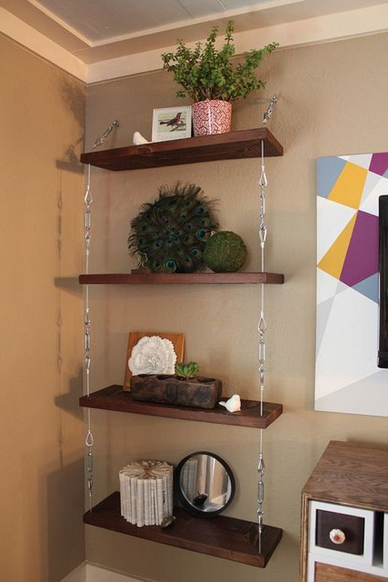 Подвесные полки на стену