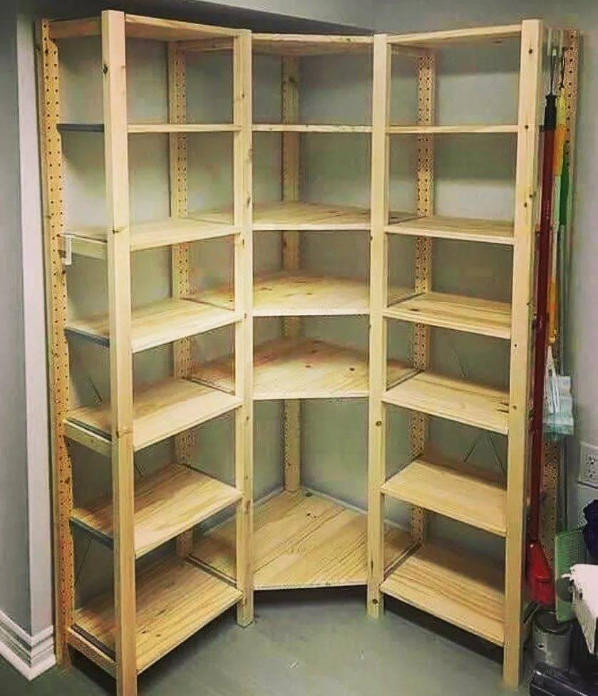 Икеа Ивар угловая полка