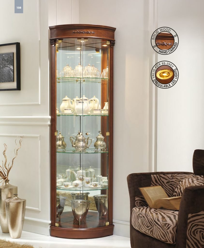 Витрина угловая Aleksandria китайская