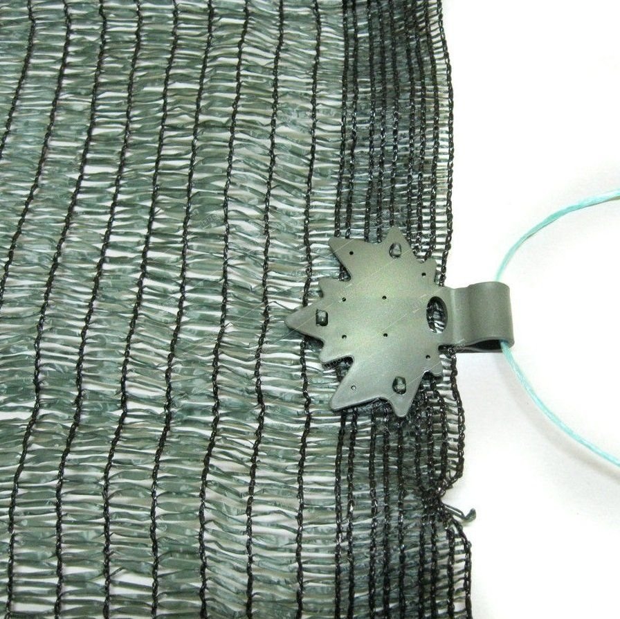 Клипса пластиковая кленовый лист для крепления сетки затеняющей