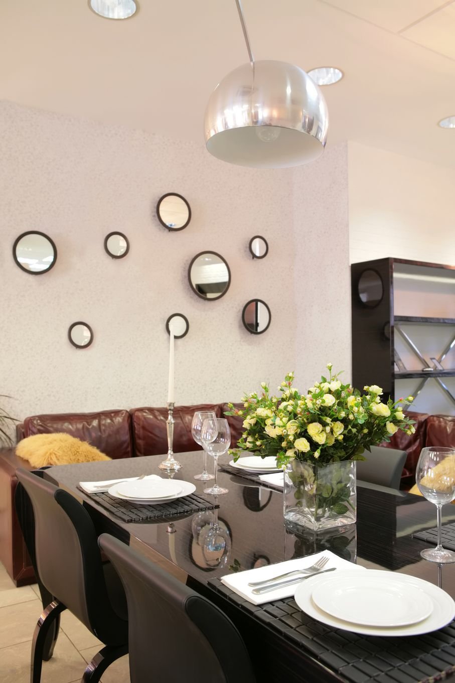 Зеркальная плитка в интерьере