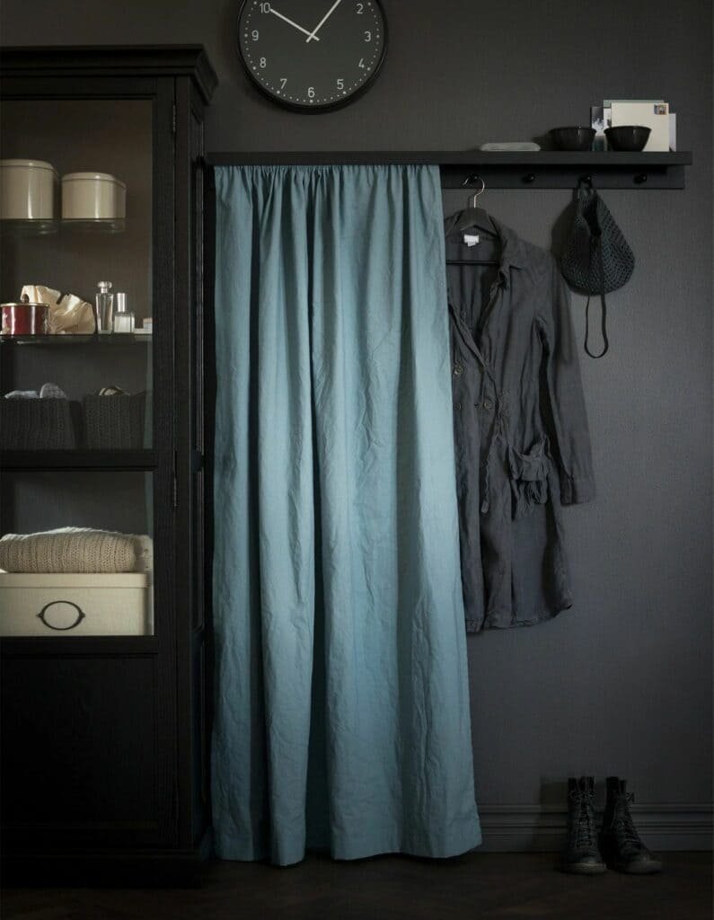 Клетчатые шторы икеа