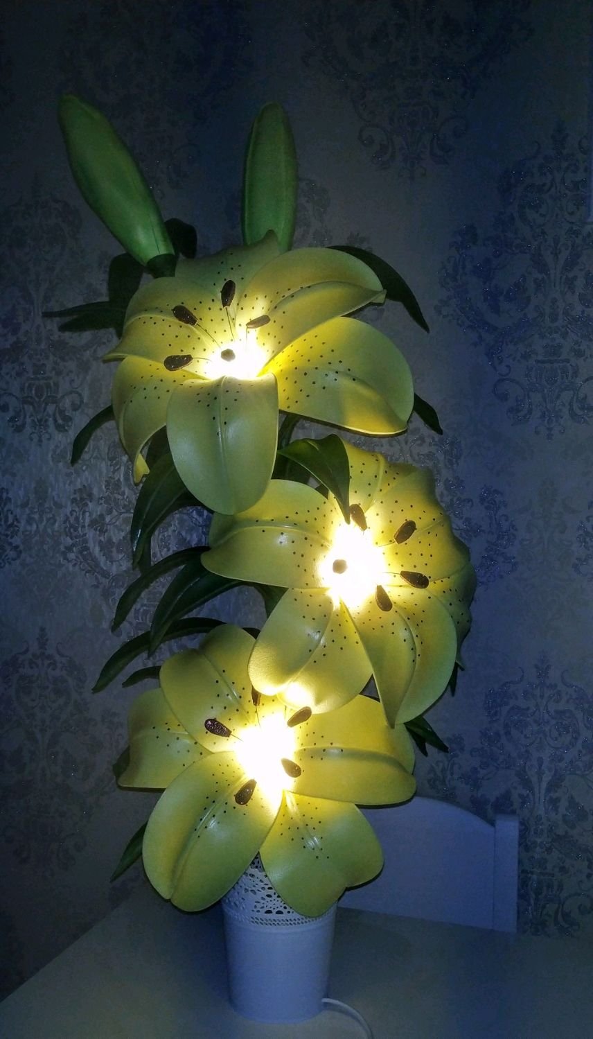 Торшер роза