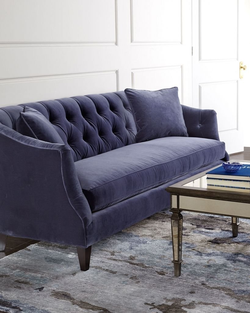 Бархатный диван