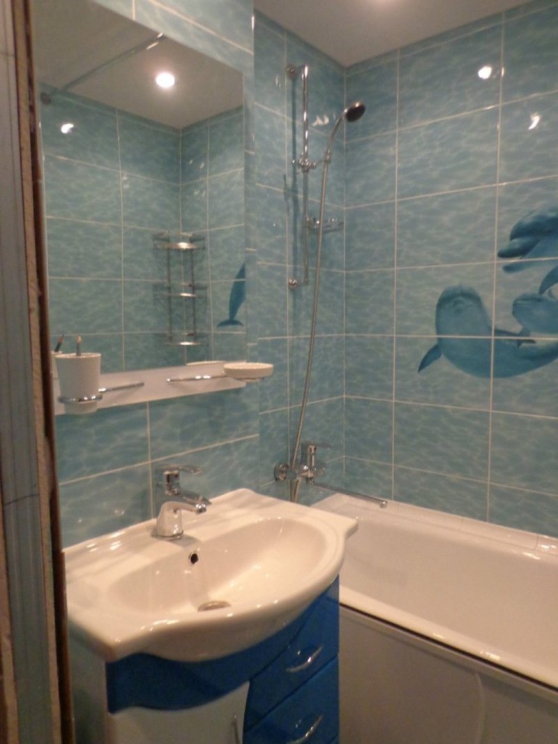 Ванная комната дизайн в хрущевке реальные